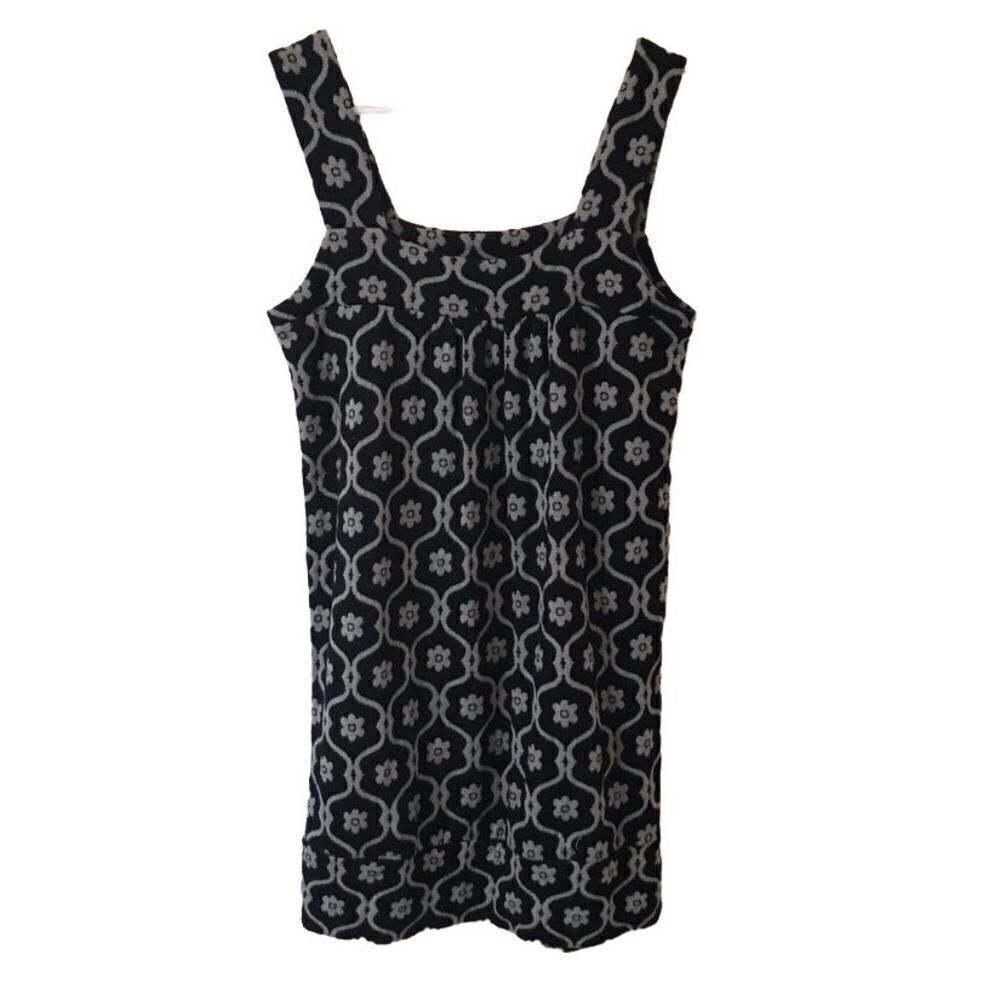 Vertigo Paris Black and Gray Floral Print Mini Dress - Picture 1 of 7